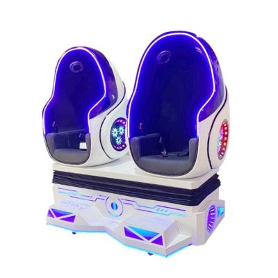 China Atrações Parque VR Duplo 2 Assentos Máquina 9D VR Chair Cinema Com Óculos VR à venda