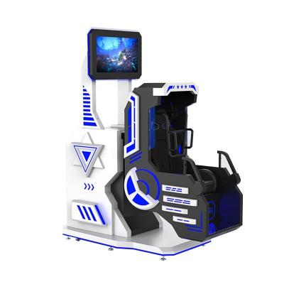 China Factory Price Single Seat 360 Rotating Roller Coaster 9D Virtual Reality Cinema Game Machine VR Simulator for sale