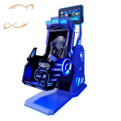 China Earning Money 9D VR Roller Coaster Simulator  Virtual Reality 360 degree 9d vr cinema for Game zone for sale