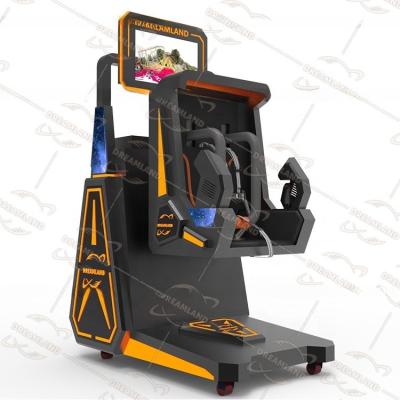 China Dreamland exclusive vr simulator 9d vr machine 360 degree vr roller coaster for amusement theme park for sale