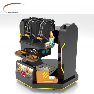 China Double Players 720 VR Roller Coaster Chair 9d Virtual Reality Roller Coaster Simulator for sale