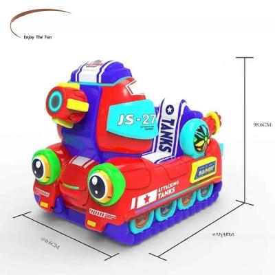 China Dreamland Cartoon police car amusement machine kiddie rides coin operated fiberglass 15LCD screen kids electric rocking car for sale