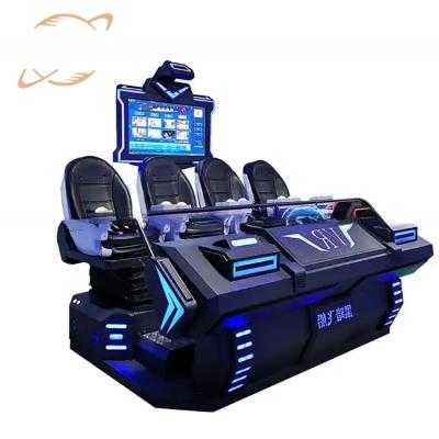 Cina Dreamland Entertainment 9D realtà virtuale macchina di giochi di carnevale 9D 4 posti VR Cinema simulatore Starship in vendita