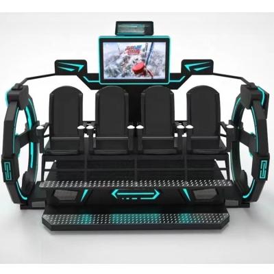 China Dreamland virtual reality vr park 4 players vr roller coaster 9d vr chair cinema for sale for sale