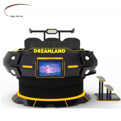 China Dreamland VR Manufacturer 720 9D Multiplayer UFO VR Simulator 5 zitplaatsen Achterbaan Apparatuur Virtual Reality Simulator Te koop