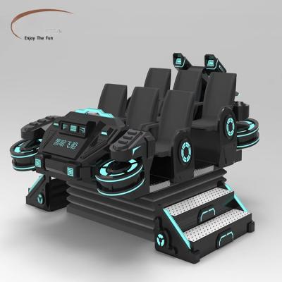 China Dreamland amusement park products virtual reality 9d vr cinema 6 seats arcade game machine vr chair for sale