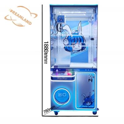 China Dreamland 2024 Mini Super Claw Crane Machine Arcade Multiple Colorful Claw Toys Machine Doll Park Teddy Bear Claw Machine for sale