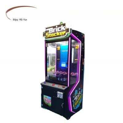 China 1 Persoon Brick Stacker Prijs Spelmachine Vending Game Machine Te koop