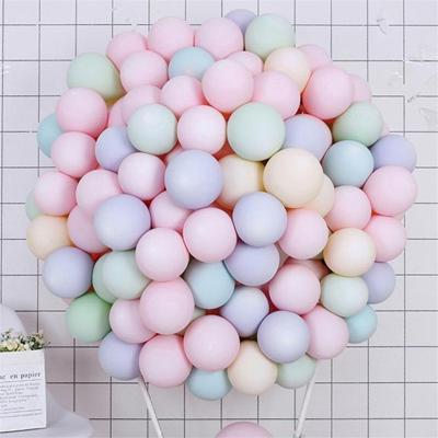 China Advertising Custom Toy Wholesale Birthday Wedding Party Decoration Foil Balloon Macaron Latex Balloon for sale