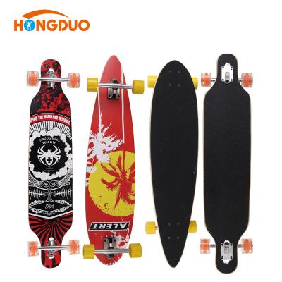 China 9 Ply Youth Skateboard Maple Wood Skateboard Customized 38*9 41inch 85A Canada Aluminum Maple for sale