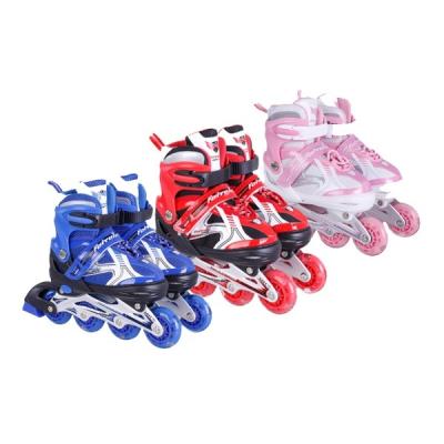 China Popular Adjustable Cotton Cloth Roller Skates Shoes For Kids New OEM Coming LOGO Factory Sale for sale