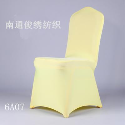 China Universal Banquet Elastic Wedding Cover Plain Hotel Chair Spandex Folding Chair Cover for sale