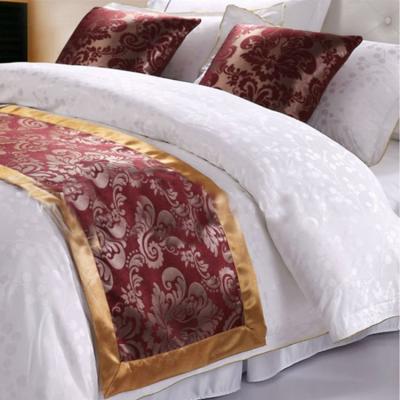 China Jacquard Hotel King Size Bed Runner for sale