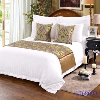 China Decorative Jacquard Cheap Hotel Bed Runner for sale