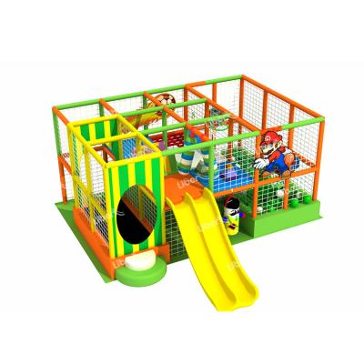 China Interaction plastic indoor playground playground physical exercise for toddlers with double slides for sale