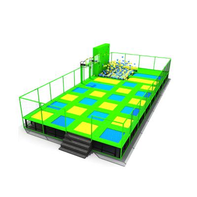 China Hot Sale Best Quality Outdoor Commercial Indoor Trampoline Park 21.15*9.4*4m for sale