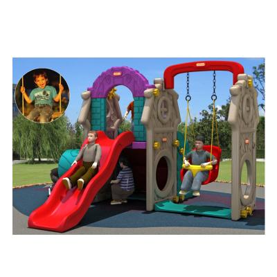 China Professional Safety Kids Outdoor Playground Slide,Wholesale Standard Swing and Slide Play Set LE.HT.107 for sale