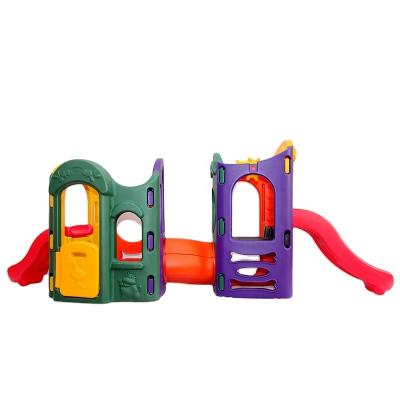 China Plastic swing and slide, indoor toddler slide, kids playground equipment LE.HT.019 for sale