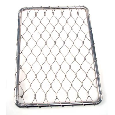 China High Quality Long Life Stainless Steel Railing Wire Rope Mesh Ferruled Balustrade Mesh for sale