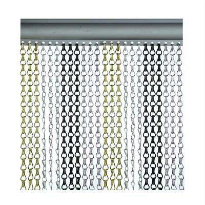 China Modern Decorative Aluminum Chain Link Curtain Chain Fly Screen/Door Chain Fly Screen for sale