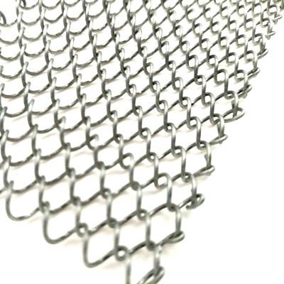 China Decorative Plain Weave or Stainless Steel Aluminum Alloy Metal Coil Drapery Curtain for sale