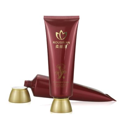 China Red Soft Biodegradable 100ml 150ml 250ml Body Squeeze Hand Lotion Tube Packaging Cosmetic Store Recommendation for sale