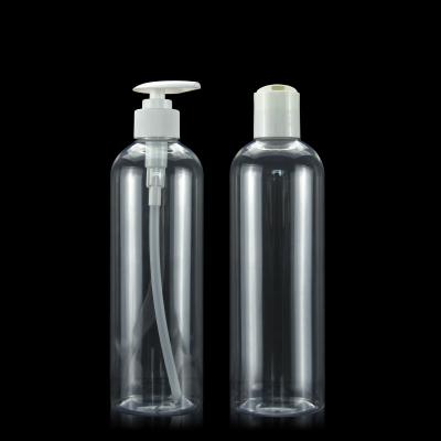 China 100ml 250ml 500ml Cosmetic Custom Transparent Plastic PET Pump Spray Lotion Shampoo Bottle For Cosmetic Container for sale