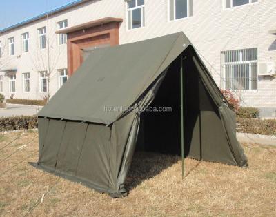 China Extended Type Small 7.29m2 Canvas Wall Pole Tent For US Army for sale