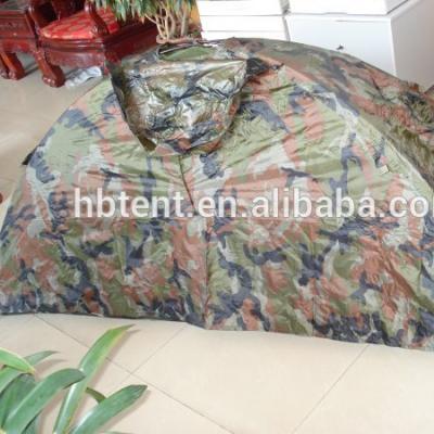 China Tube Type Tent Stake Camping Tent 3-1 Single Mosquito Net Waterproof Tent With Poncho Military Army Tent Can Be Used As A Rain Coat for sale