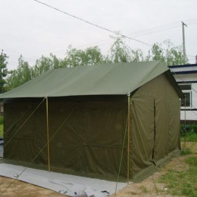 China Sight Water Proof Steel Pole Army Green Tent Tactical Military Canvas Tent In Different Size for sale