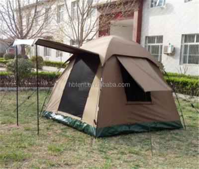 China Diagonal Tying Type Luxury Safari Bow Tent Canvas Dome Tent Hunting Commander Adventure Bow Tent for sale