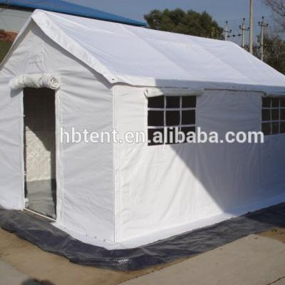 China Diagonal Bracing Type Heavy Duty Frame Emergency Tent Canvas Winter Season Tent For Sale for sale