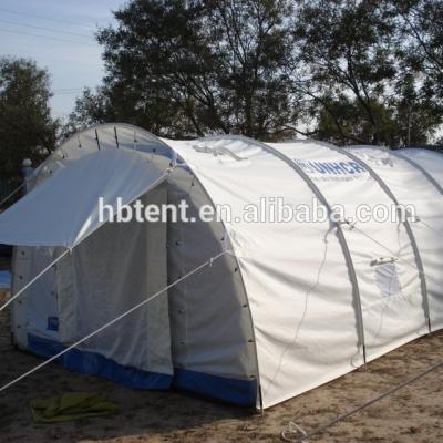 China Diagonal Bracing Type Red Cross Disaster Relief Tent United Nations Refugee Medical and Health Tent LWET Tunnel Tent In Stock for sale