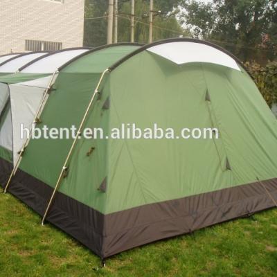 China Extended type large mesh tent with waterproof and anti UV function, good quality flame retardant waterproof glaming outdoor tent for sale