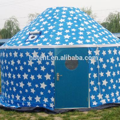 China Tube Type Tent Stake Outdoor Mongolian Yurt / Dome Yurt Tent for sale