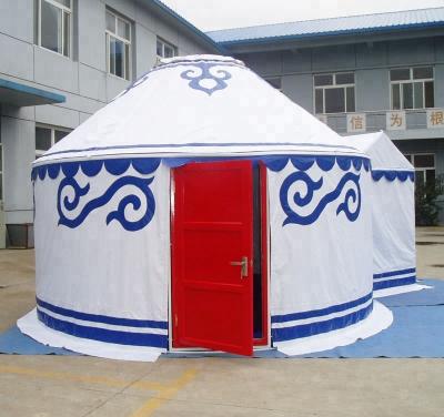 China Ventilation mongolian yurt/dome yurt camping tent for sale