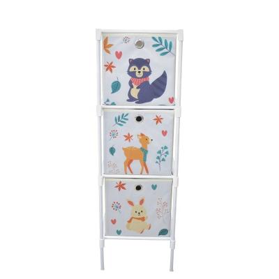 China Waterproof Multi-layer Shelf Baby Toy Shelf Finishing Cabinet Large Capacity Toy Storage Rack Storage Children's Cabinet for sale