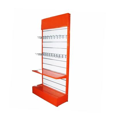 China Supermarket/retail store/retail store single side display counters wire floor display wire shelf iron layer rack stacking supermarket rack for sale