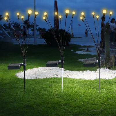 China Waterproof Solar Lawn Lamp Outdoor LANDSCAPE Holiday Decoration Garden Firefly Swing Lamp for sale