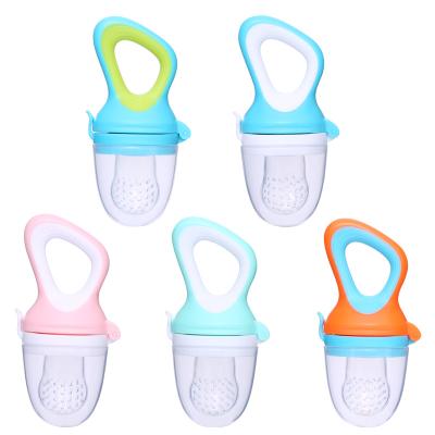 China BPA Free Infant Teething Toy 3 Size Silicone Pockets Baby Fruit Feeder Pacifier Fresh Food Feeder Feeder Type Bpa Free Infant for sale