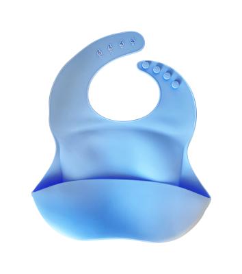 China BPA Free Washable Silicone Waterproof Baby Printed Silicone Bib for sale