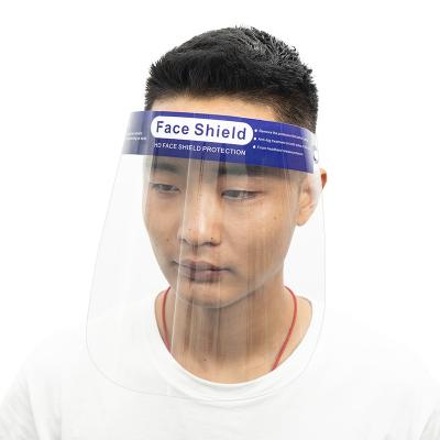 China Protective Plastic Wind Shield Full Face Protective Protective Mask Safety Clear Fog Mask for sale