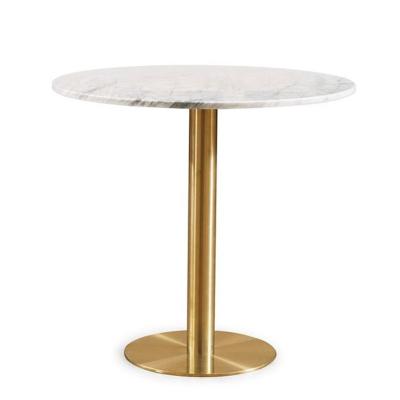 China Nordic White Metal Living Room Furniture New Contemporary Marble Top Coffee Table Design Set Gold Round Luxury Marble Coffee Tables for sale