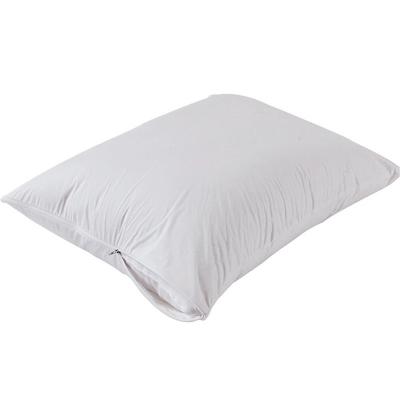 China Luxury Hotel White Anti-Static Pillowcase Pillow Cover Pillow Protector With Zipper for sale