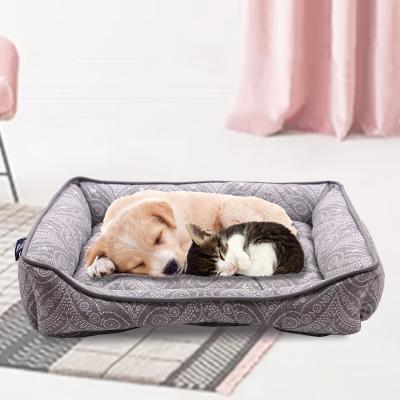 China Travel Craft Warm Washable Cozy Fancy Cuddler Dog Bed Mat Pet Bed Dog Bed For Pets for sale