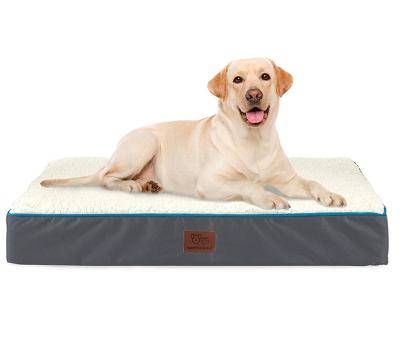 China Waterproof Orthopedic Travel Memory Foam Sleep Dog Bed Pet Mat For Pet for sale