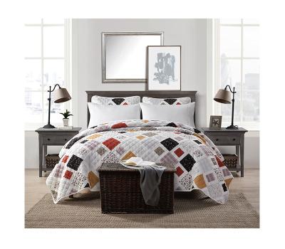 China New Home Comforter Patterns Patchwork Printing Bedding Set For Hotel for sale