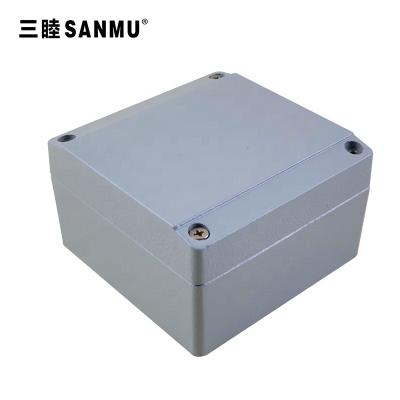 China SM-FA43 outdoor electronic equipment: 100*100*60MM die cast aluminum enclosure box waterproof metal terminal junction box ip65 for sale