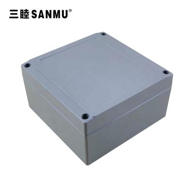 China SM-FA44 outdoor electronic equipment: 140*140*75MM die cast aluminum enclosure box waterproof metal terminal junction box ip65 for sale