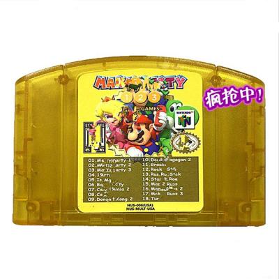 China Hot selling video game card for n64 18in1system game card game card for N64 for sale